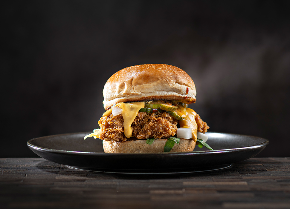 Korean Chicken Burger Menu